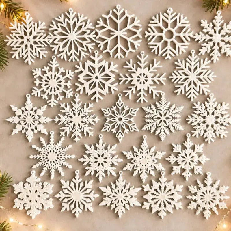 Floco de Neve Natal para Árvore de Natal