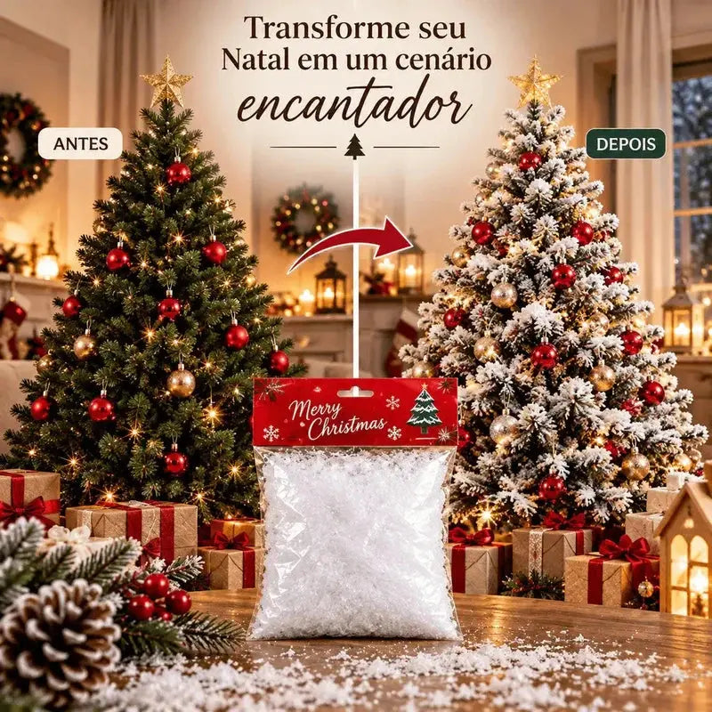 Neve Artificial Plástica para Decoração de Natal 50g