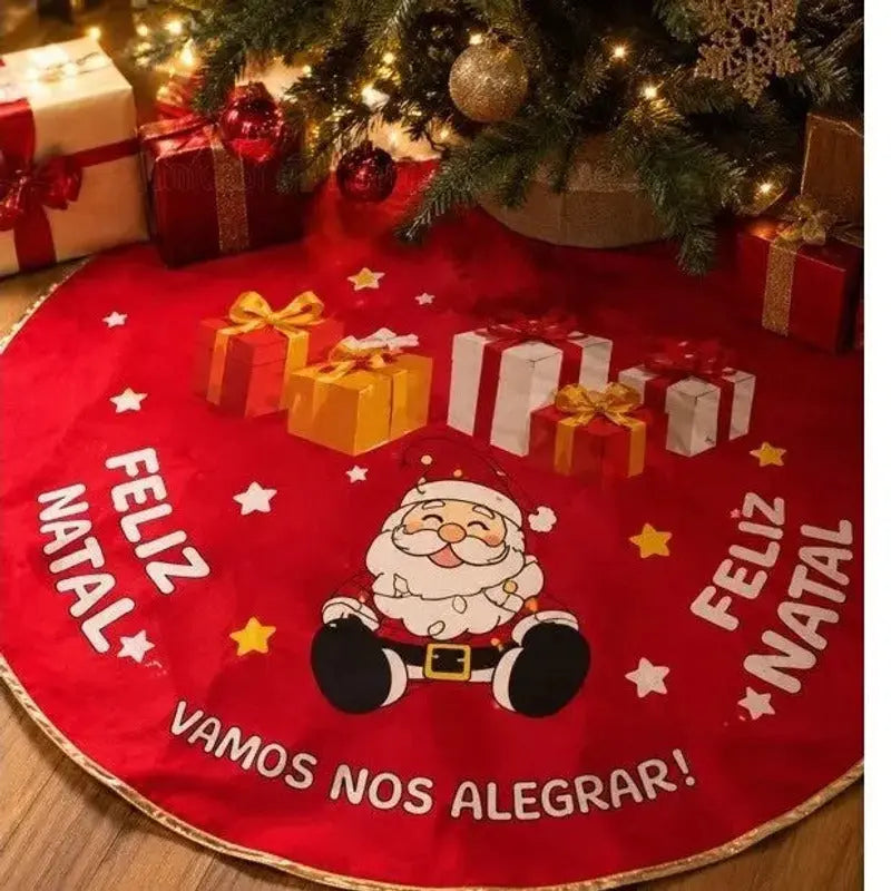 Saia para Árvore de Natal Feliz Natal 75cm