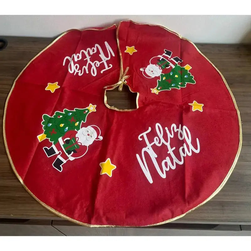 Saia para Árvore de Natal Feliz Natal 75cm