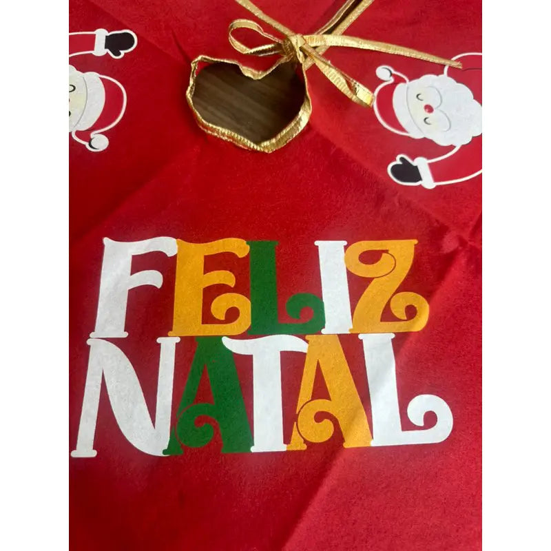 Saia para Árvore de Natal Feliz Natal 75cm