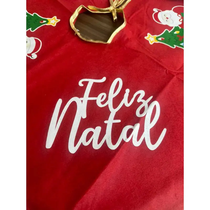 Saia para Árvore de Natal Feliz Natal 75cm